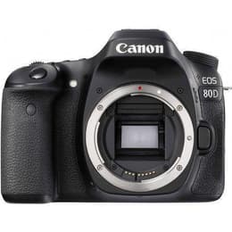 Canon EOS 80D Reflex 24 - Svart