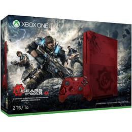 Xbox One S 2000GB - Röd - Begränsad upplaga Gears of War 4 + Gears of War 4