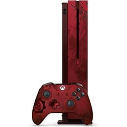 Xbox One S 2000GB - Röd - Begränsad upplaga Gears of War 4 + Gears of War 4