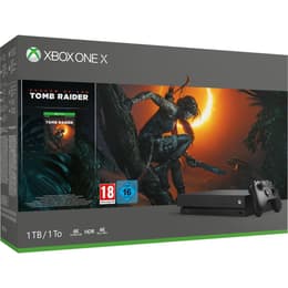 Xbox One X 1000GB - Svart + Shadow of the Tomb Raider