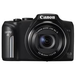 Canon PowerShot SX170 IS Kompakt 16 - Svart