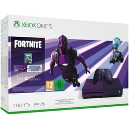 Xbox One S 1000GB - Lila - Begränsad upplaga Fortnite + Fortnite