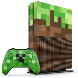 Xbox One S 1000GB - Grön - Begränsad upplaga Minecraft Limited + Minecraft