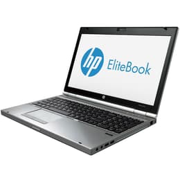 HP EliteBook 8570P 15,4-tum (2013) - Core i7-3520M - 8GB - SSD 250 GB AZERTY - Fransk