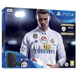 PlayStation 4 Slim 500GB - Svart + FIFA 18