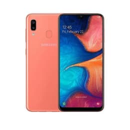 Galaxy A20e 32 GB Dubbelt SIM-Kort - Korall - Olåst