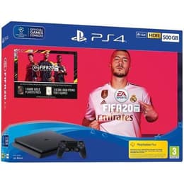 PlayStation 4 Slim 500GB - Svart + FIFA 20