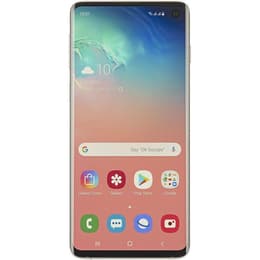 Galaxy S10 128 GB Dubbelt SIM-Kort - Prism Vit - Olåst