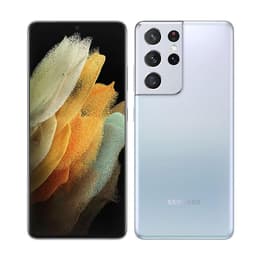 Galaxy S21 Ultra 5G 128 GB Dubbelt SIM-Kort - Fantomsilver - Olåst