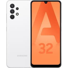Galaxy A32 128 GB Dubbelt SIM-Kort - Vit - Olåst