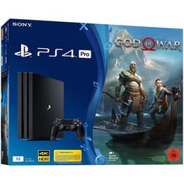 PlayStation 4 Pro 1000GB - Svart - Begränsad upplaga God of War + God of War