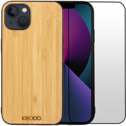 Skal iPhone 13 och skyddsskärm - Trä - Brun