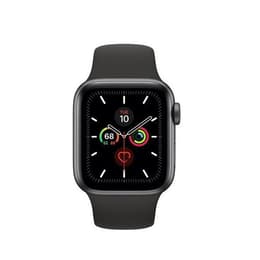 Apple Watch (Series 5) GPS + Mobilnät 44 - Titan Svart - Sportband Svart