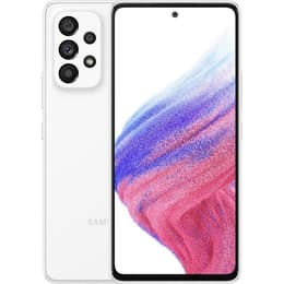 Galaxy A53 5G 128 GB Dubbelt SIM-Kort - Vit - Olåst