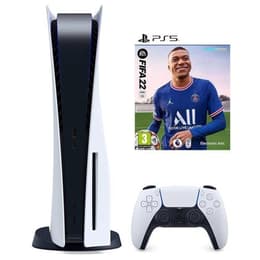 PlayStation 5 825GB - Vit + FIFA 22