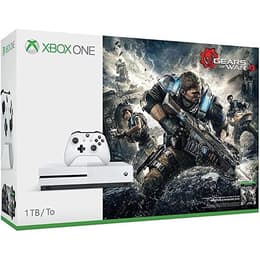 Xbox One S 1000GB - Vit + Gears of War 4