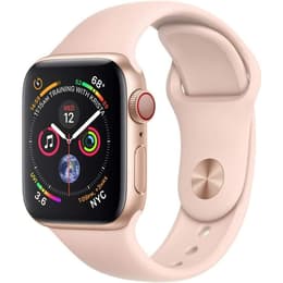 Apple Watch (Series 4) GPS 44 - Aluminium Guld - Sport loop Rosa