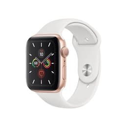 Apple Watch (Series 5) GPS 40 - Aluminium Guld - Sport-loop Vit