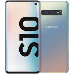 Galaxy S10 128 GB Dubbelt SIM-Kort - Silver - Olåst