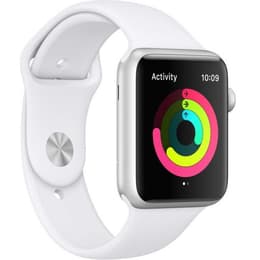 Apple Watch (Series 3) September 2017 42 - Aluminium Silver - Sport-loop Vit
