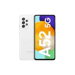 Galaxy A52 5G 128 GB Dubbelt SIM-Kort - Awesome White - Olåst
