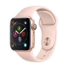 Apple Watch (Series 4) GPS 40 - Aluminium Guld - Sport-loop Rosa