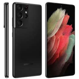 Galaxy S21 Ultra 5G 128 GB Dubbelt SIM-Kort - Fantomsvart - Olåst