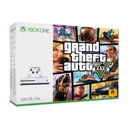 Xbox One S 500GB - Vit + Grand Theft Auto 5