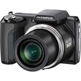 Kompakt SP-610UZ - Svart + Olympus 22x Wide Optical Zoom ED 28–616mm f/3.3–5.7 f/3.3–5.7