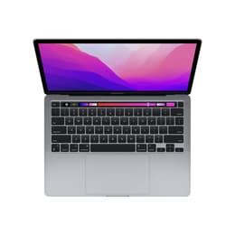 MacBook Pro 13" (2022) - Apple M2 med 8-kärnig CPU och 10-kärnig grafikprocessor - 24GB RAM - SSD 512GB - Standardskärm - AZERTY - Fransk