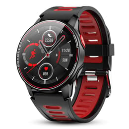 Kingwear Smart Watch S20 HR - Svart/Röd
