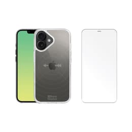 Back Market Skal iPhone 16 och skyddsskärm - GRS 4.0 Återvunnen plast - Genomskinlig