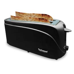 Brödrost Techwood TGP-506 Grille Pain 2 longues fentes Noir slitsar - Svart