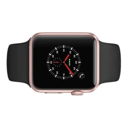 Apple Watch (Series 6) 2020 GPS 40 - Aluminium Guld - Sportband Svart