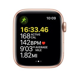 Apple Watch Series 5 (2019) GPS 44 mm - Aluminium Guld - Sport loop Guld