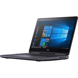 Dell Precision 7520 15-tum (2017) - Core i7-6820HQ - 32GB - SSD 512 GB QWERTY - Spansk