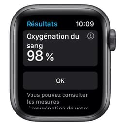 Apple Watch (Series 6) 2020 GPS + Mobilnät 44 - Aluminium Grå utrymme - Svart
