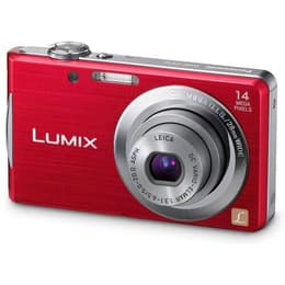 Panasonic Lumix DMC-FS35 Kompakt 16 - Röd