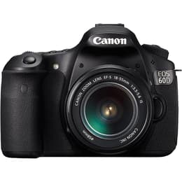 Reflex EOS 60D - Svart + Canon Zoom Lens EF-S 18-55mm f/3.5-5.6 IS f/3.5-5.6