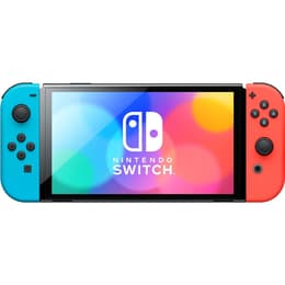 Switch OLED 64GB - Röd/Blå