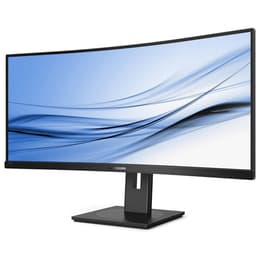 34-tum Philips 346B1C 3440 x 1440 LED Monitor Svart