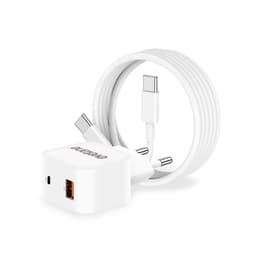 Kabel och vägg (USB + USB-C) 25W - Evetane