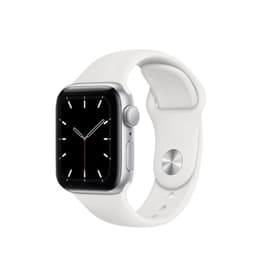 Apple Watch Series 5 (2019) GPS 40 mm - Aluminium Silver - Sportband Vit