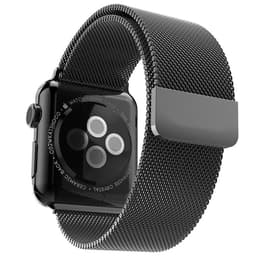 Apple Watch (Series 2) 2016 GPS 42 - Rostfritt stål Svart - Milanese Svart