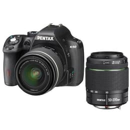 Reflex K-50 - Svart + Pentax SMC DA 18-55mm f/3.5-5.6 AL WR + SMC DA 50-200mm f/4-5.6 ED f/3.5-5.6 + f/4-5.6