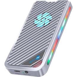 Vultech External SSD RGB Active Cooling Fan 480GB M.2 40Gbps Extern hårddisk - SSD 480 GB USB-C