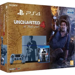 PlayStation 4 1000GB - Grå - Begränsad upplaga Uncharted 4 + Uncharted 4