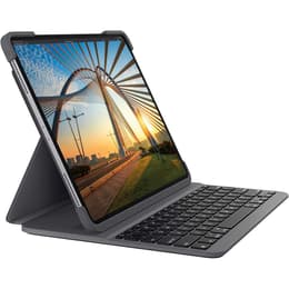 Logitech Keyboard QWERTY Engelsk (Storbritannien) Wireless Bakgrundsbelyst tangentbord Slim Folio Pro for iPad Pro 12.9-inch