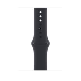 Apple Watch Series 7 (2021) GPS + Mobilnät 45 mm - Aluminium Midnight - Sportband Svart