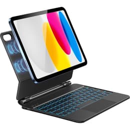 Hou Keyboard QWERTZ Wireless Bakgrundsbelyst tangentbord MF-10